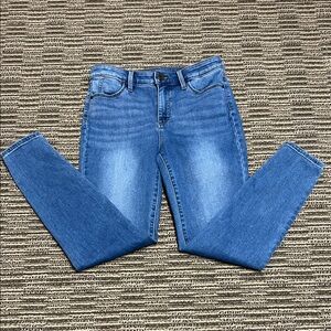 Talbots high waist jegging ankle Blue Skinny Jeans size 4 petite 4P 3256